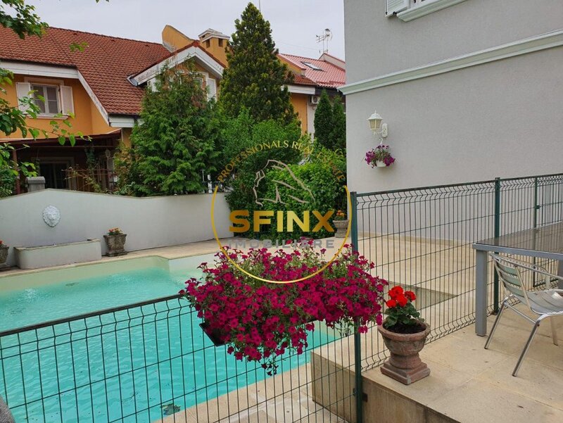 Baneasa, close to the forest, 7 room individual villa with pool and garage, pet friendly